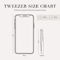 Stainless Steel Slant Tweezer
