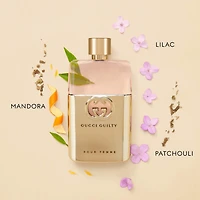 Eau de parfum Guilty pour femme avec mandarine, lilas et patchouli