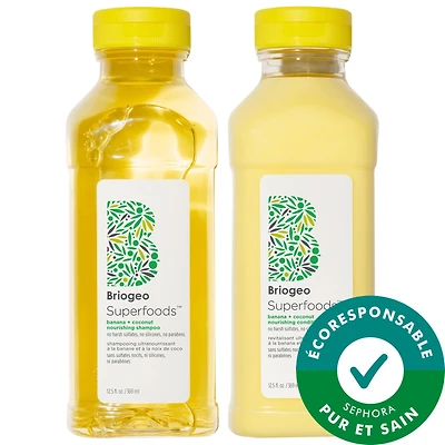 Superfoods Banana + Coconut Nourishing Shampoo + Conditioner Duo for Dry Hair