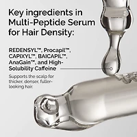 Multi-Peptide Serum for Hair Density for Thicker, Fuller Looking Hair