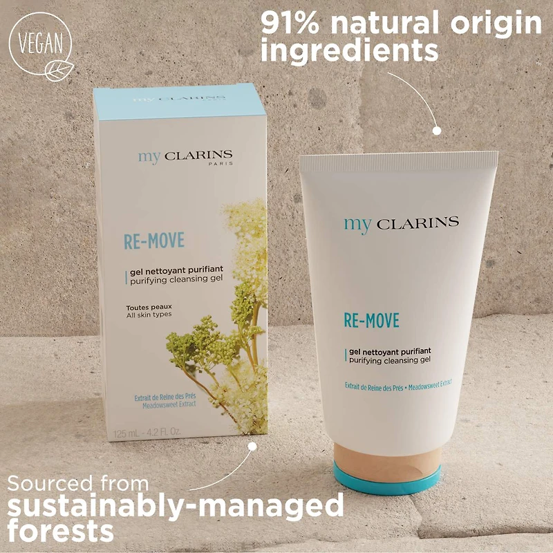 Gel nettoyant purifiant Re-Move