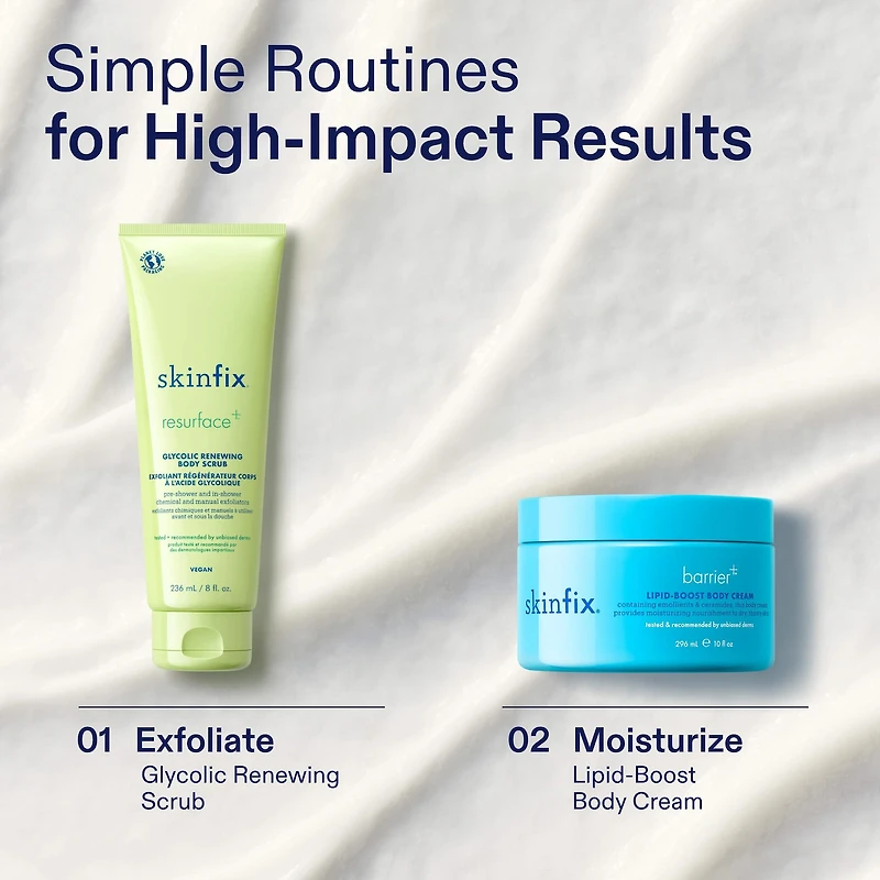 Resurface+ Glycolic and Lactic Acid Renewing Body Scrub