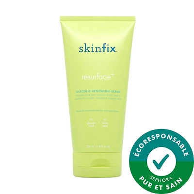 Resurface+ Glycolic and Lactic Acid Renewing Body Scrub