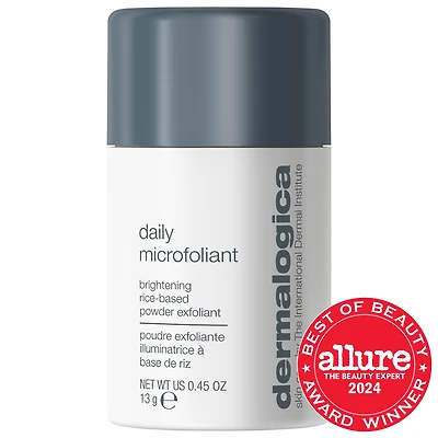 Daily Microfoliant — Salicylic Acid Powder Exfoliator for Pores, Spots & Uneven Skin Tone | Rice Enzyme + BHA Gentle Enough Use