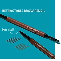 Crayon rétractable hydrofuge pour les sourcils