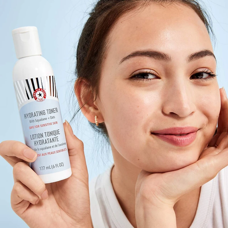 Lotion tonique hydratante avec squalane + avoine 