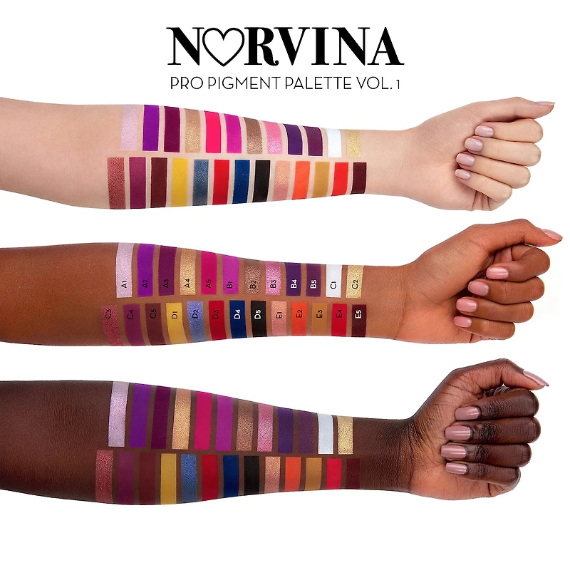 Norvina® Pro Pigment Palette Vol. 1 for Face & Body