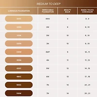 Medium Coverage Natural Finish Luminous Foundation