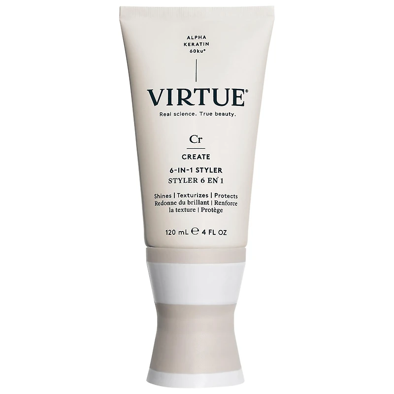 Virtue 6-in-1 Vitamin E Hair Smoothing Styler 4 oz/ 120 mL