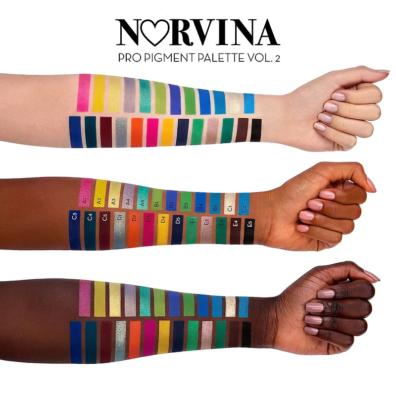 Norvina® Pro Pigment Palette Vol. 2 for Face & Body
