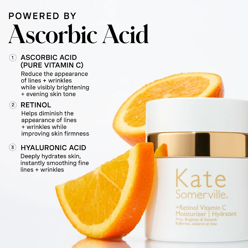 Hydratant avec vitamine C et rétinol