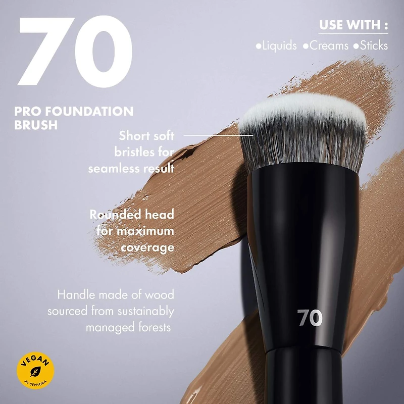 Pinceau à fond de teint PRO n°70