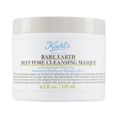 Masque visage nettoyant profond réducteur de pores à l’argile Rare Earth