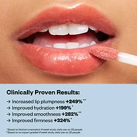 Brillant à lèvres et soin repulpant en huile avec peptides Wet Lip