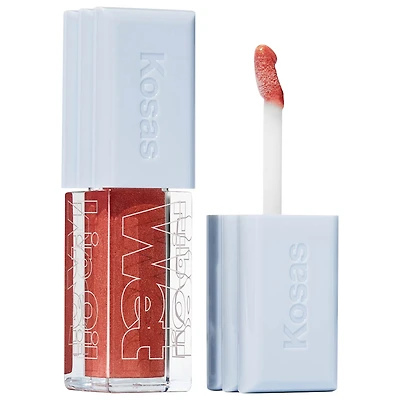 Brillant à lèvres et soin repulpant en huile avec peptides Wet Lip