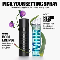Vaporisateur fixateur lumineux longue tenue Hydro Grip avec acide hyaluronique et niacinamide