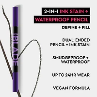 Brow Blade 2-in-1 Eyebrow Pen + Waterproof Pencil