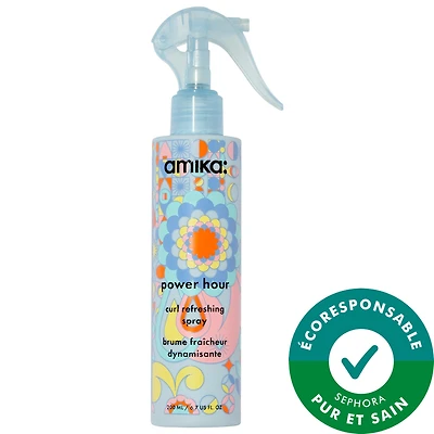 amika Vaporisateur rafraîchisseur de boucles Power Hour 6.7 oz/ 220 mL