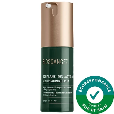 Squalane + 10% Lactic Acid Resurfacing Serum