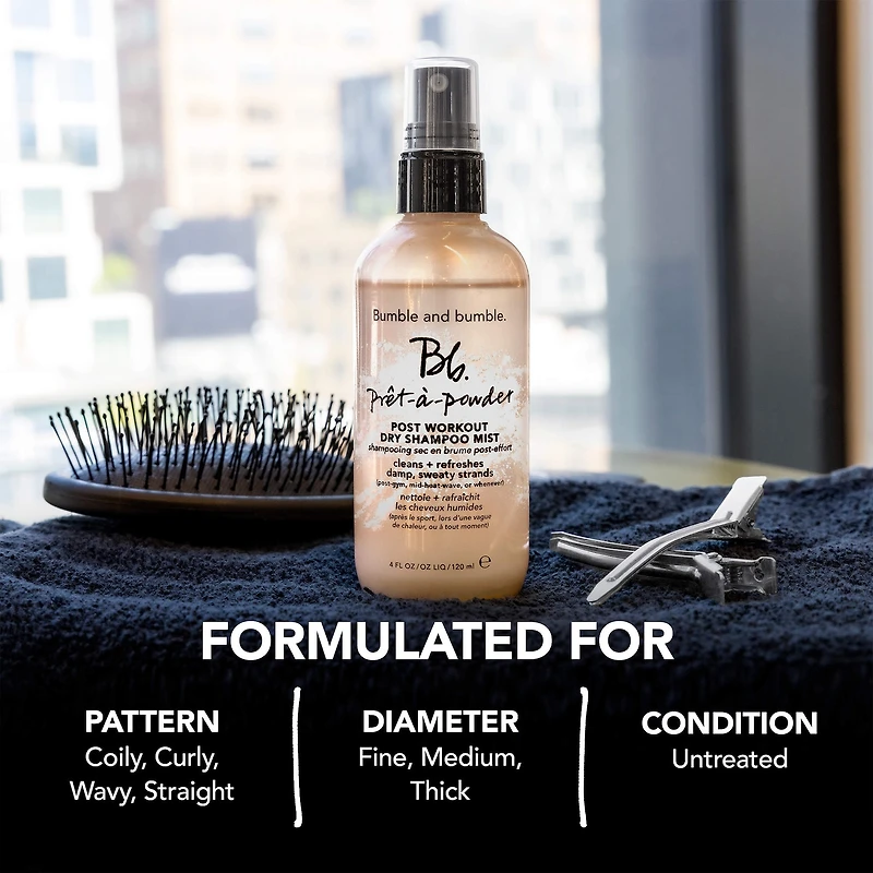Prêt-à-powder Post Workout Non-Aerosol Dry Shampoo Mist