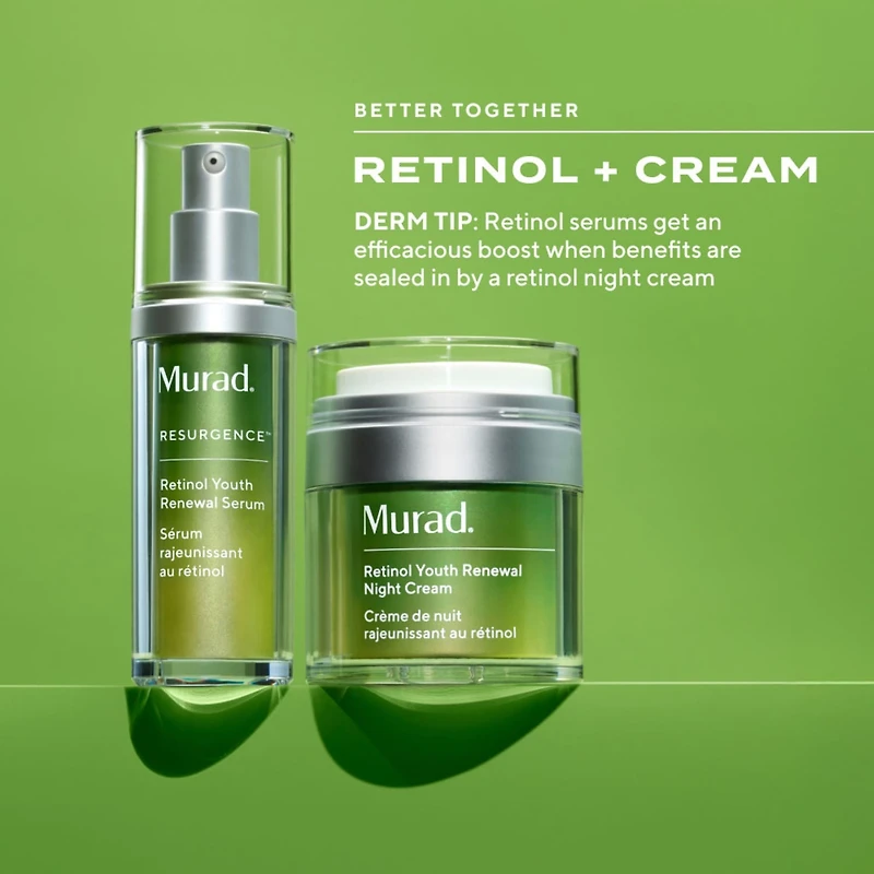 Crème de nuit régénérante au rétinol avec niacinamide et peptides				