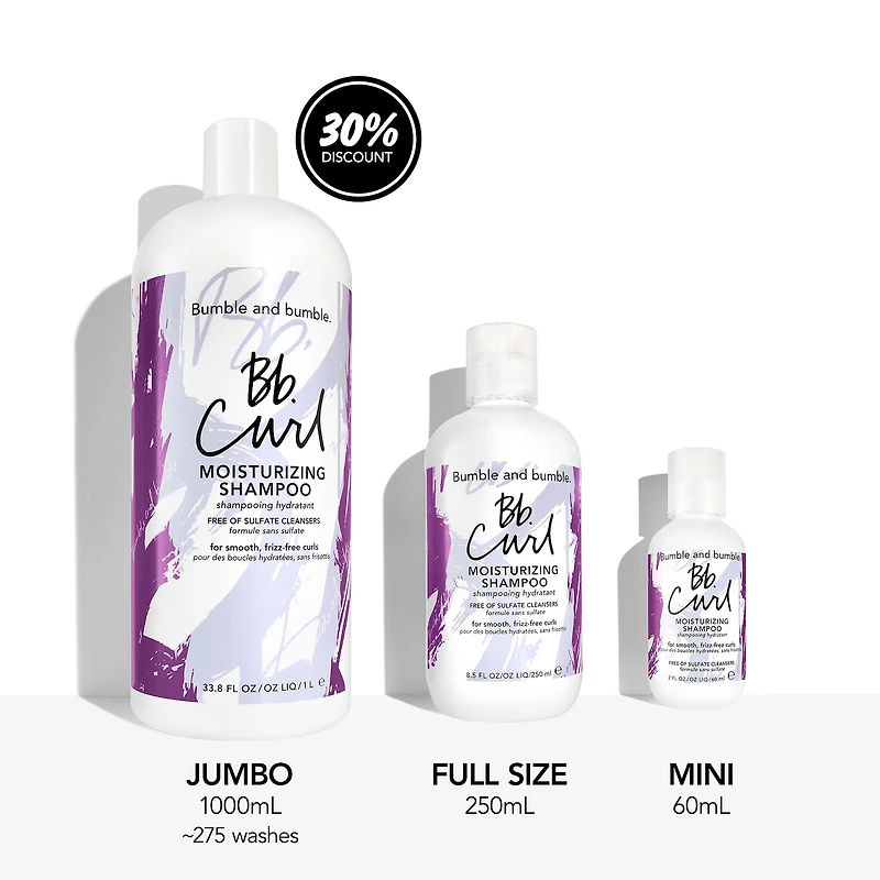 Shampoing hydratant pour les boucles