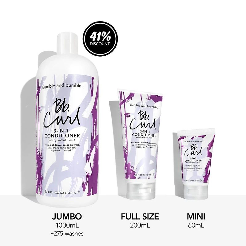 Revitalisant hydratant Curl 3 en 1