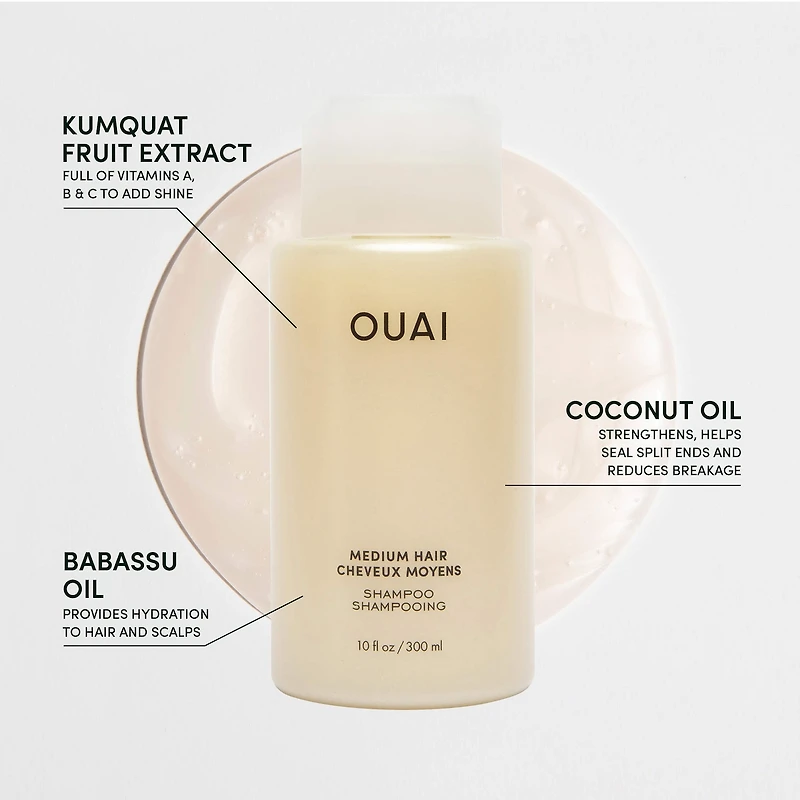 Shampoing pour cheveux moyens