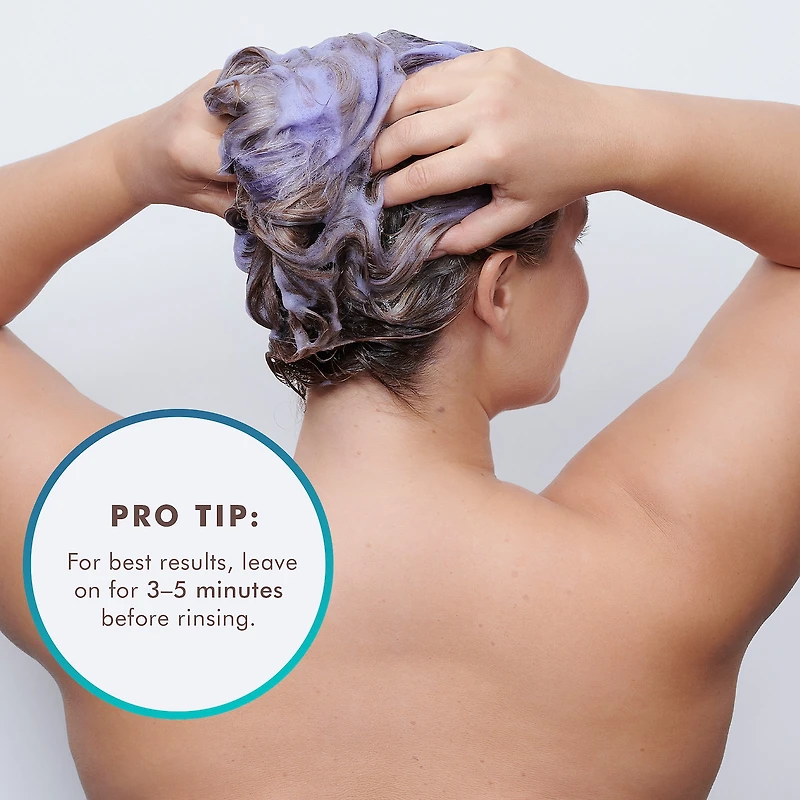 Mini shampoing perfecteur pour blonde, mauve