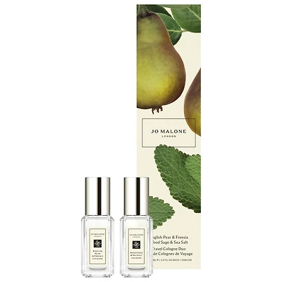 Jo Malone London Wood Sage & Sea Salt/ English Pear & Freesia Mini Set 2 x 0.3 oz/ 9 mL