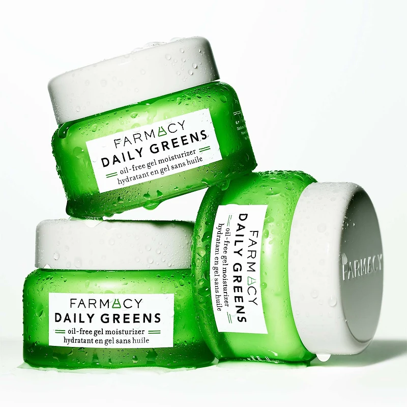 Gel hydratant sans huile avec moringa et papaye Daily Greens