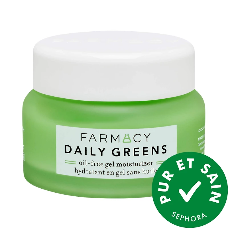 Farmacy Gel hydratant sans huile avec moringa et papaye Daily Greens 1.7 oz/ 50 mL