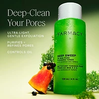 Lotion tonique purifiant les pores 2 % BHA Deep Sweep avec moringa + papaye