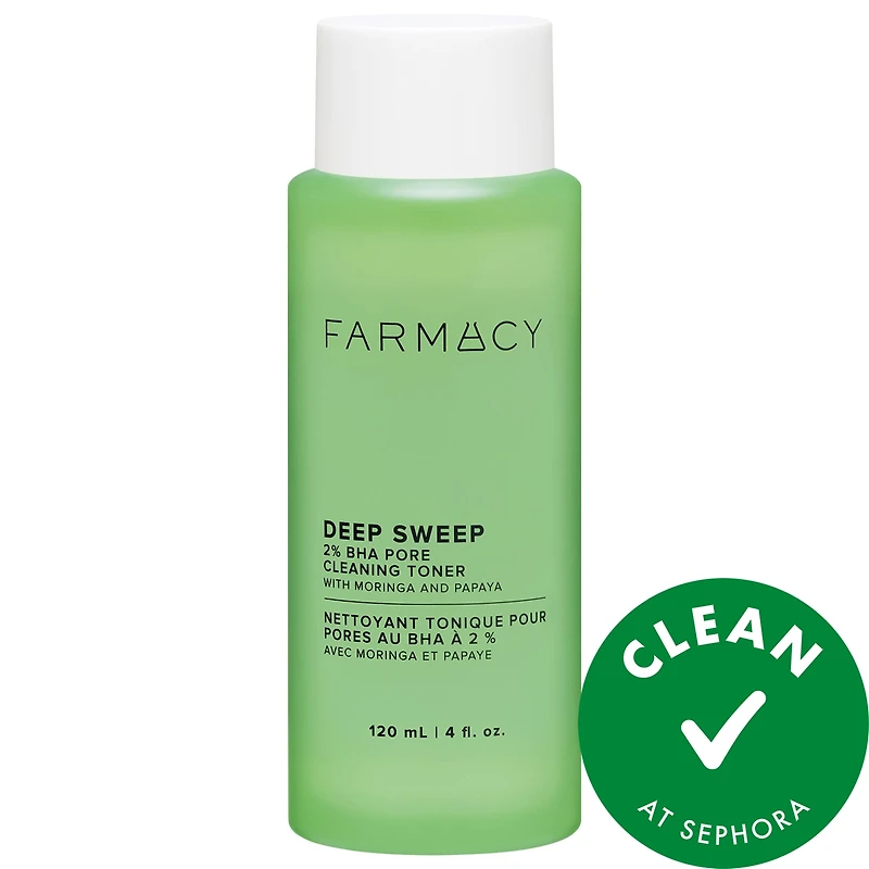 Deep Sweep 2% BHA Pore Cleaning Toner with Moringa + Papaya