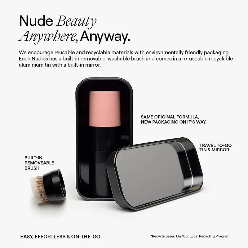 Bâton bronzant crème Nudies