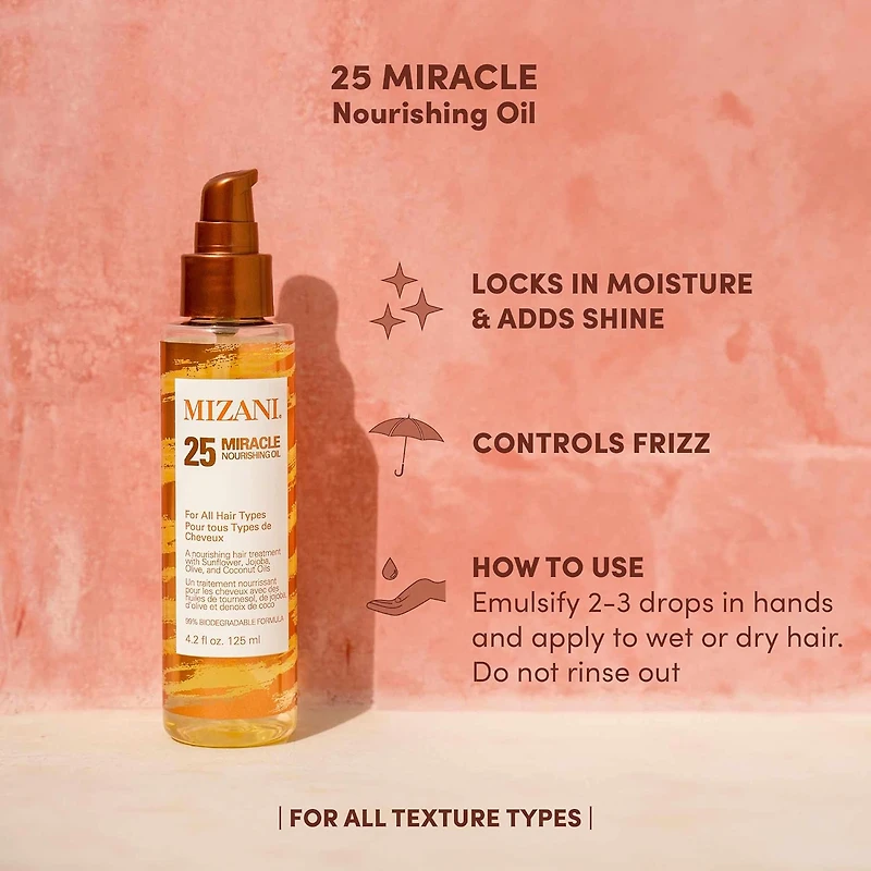 25 Miracle Nourishing Hair Oil