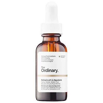 The Ordinary Retinol 0.2% in Squalane, Signs of Aging Serum 1 oz/ 30 mL
