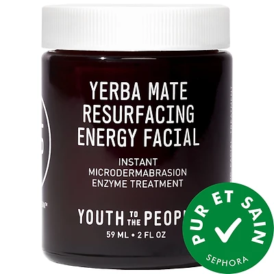 Yerba Mate Resurfacing + Exfoliating Energy Facial with Enzymes + Niacinamide