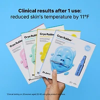 Masque visage illuminant Cryo Rubber™