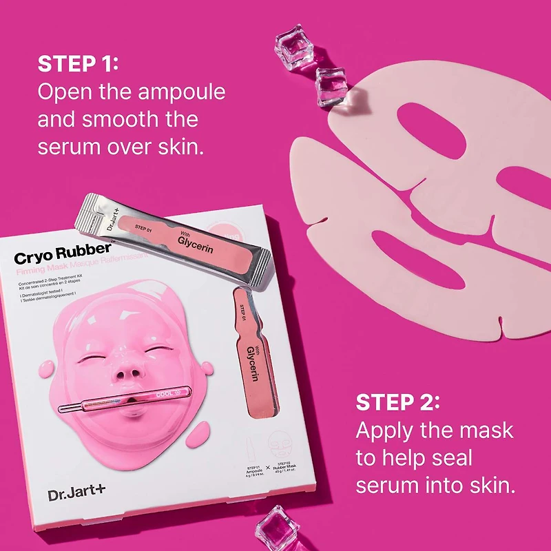 Masque visage raffermissant Cryo Rubber™