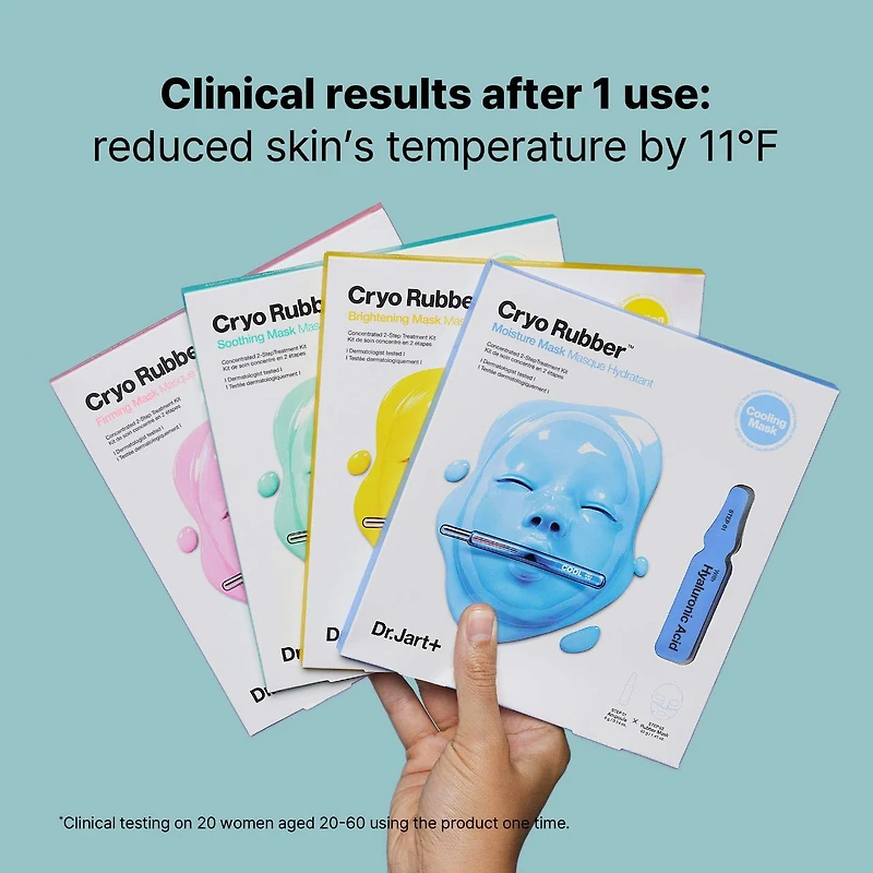 Masque visage apaisantt Cryo Rubber™