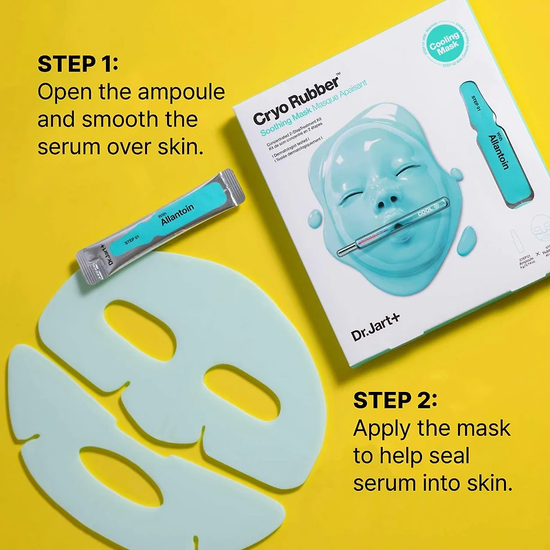 Masque visage apaisantt Cryo Rubber™