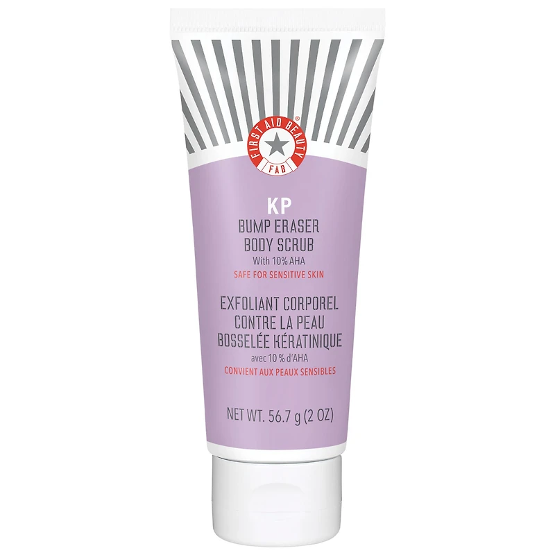 Exfoliant pour le corps KP Bump Eraser avec 10 % d’AHA cibler la kératose pilaire