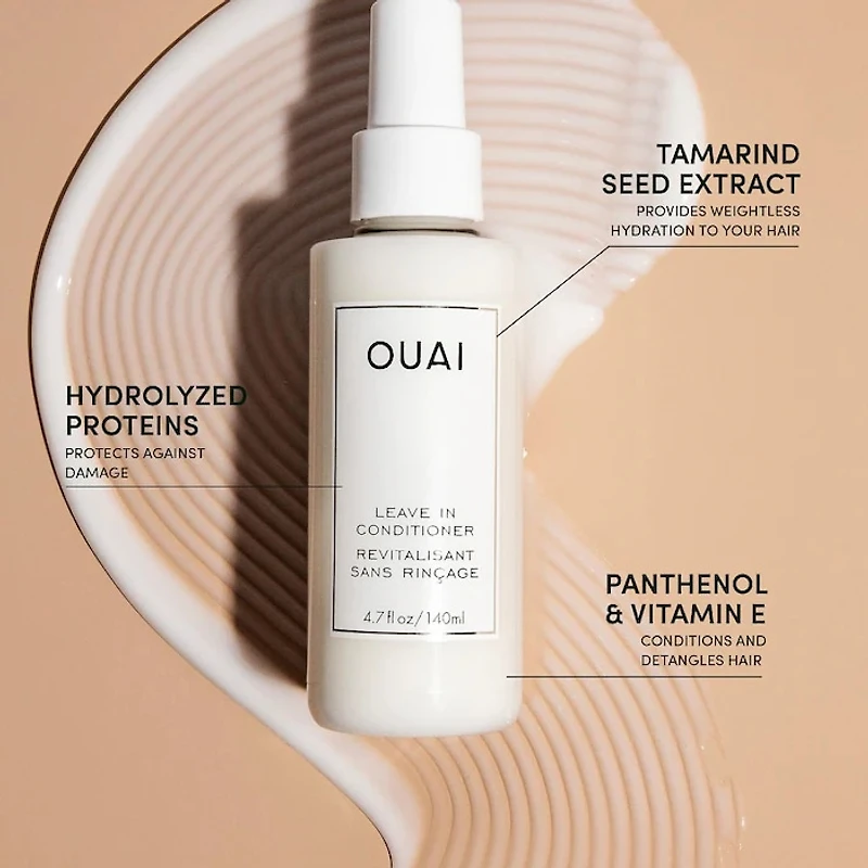 Revitalisant sans rinçage démêlant et antifrisottis :