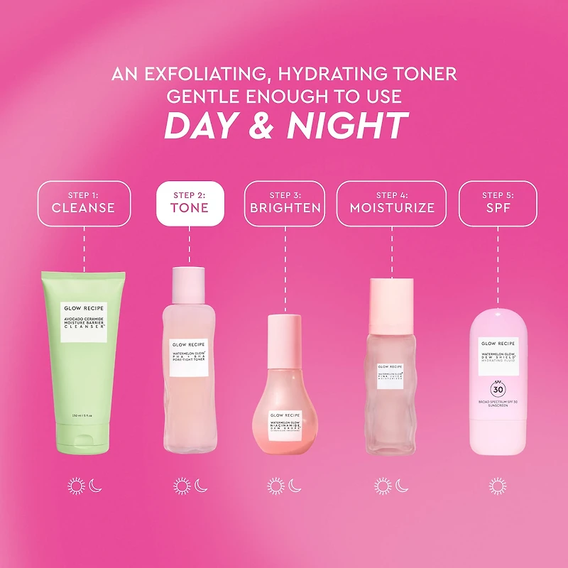 Watermelon Glow PHA + BHA Pore-Tight Toner