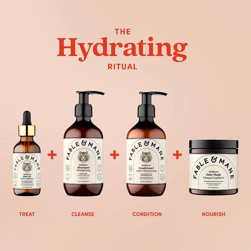 Shampoing hydratant pour cheveux épais, secs et abîmés