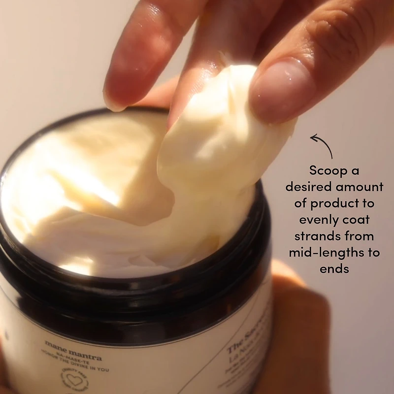 Masque pour les cheveux réparateur profondément hydratant pour cheveux moyens à épais