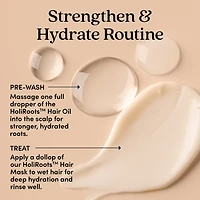 Masque pour les cheveux réparateur profondément hydratant pour cheveux moyens à épais