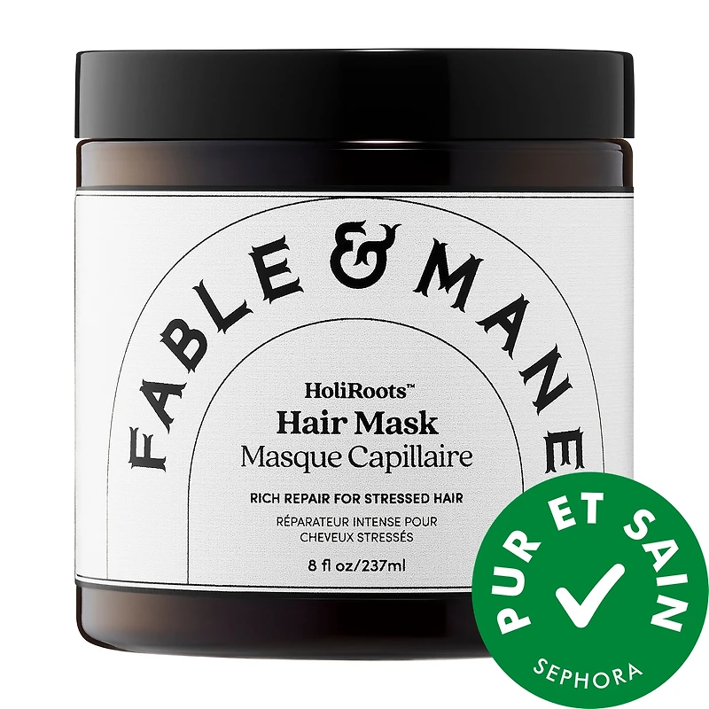 Masque pour les cheveux réparateur profondément hydratant pour cheveux moyens à épais