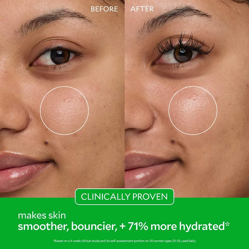 Hydratant rechargeable Water-Lock avec peptides pour adoucir la peau et acide hyaluronique
